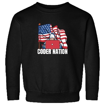 Discover Programmer Coder Us Flag Programming Coding Sweatshirts