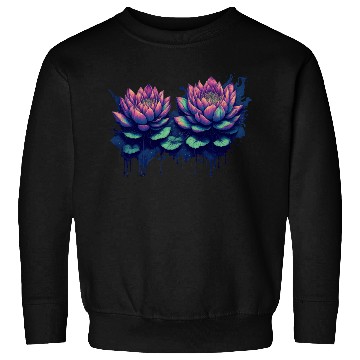 Discover Neon Lotus Flowers Sweatshirts