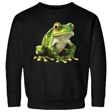 Discover Green Frog - Natural Design Sweatshirts