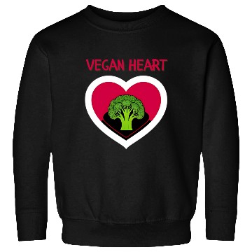 Discover Vegan heart, broccoli heart Sweatshirts