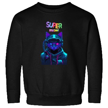 Discover super meow Sweatshirts, cute cat