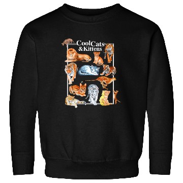 Discover Cats And Kittens Tiger Lion Leopard Felines Sweatshirts