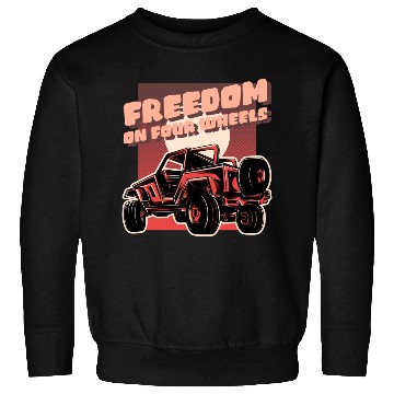 Discover Freedom on four wheels Sweatshirts