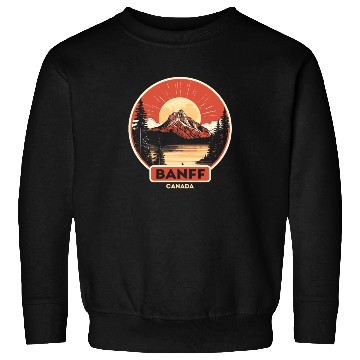 Discover Vintage Retro Canadian Banff National Park Sweatshirts