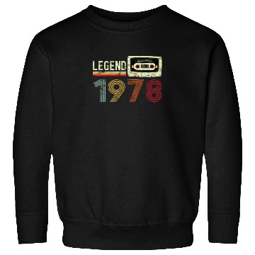 Discover 1978 Geburtstag Vintage Cassette Sweatshirts