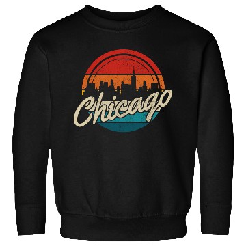 Discover Chicago Skyline Illinois Pride Sweatshirts