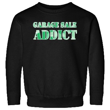 Discover Garage Sale Addict green camo Sweatshirts