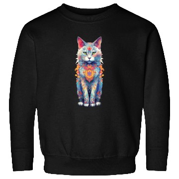 Discover Cat Mandala Sweatshirts