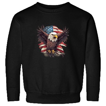 Discover Merica Patriotic USA Eagle Sweatshirts