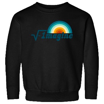 Discover Imagine Retro Rainbow, Mathematics Sweatshirts