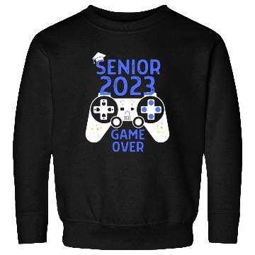 Discover Class Of 2023 Senior Video Game Over School Gamer Sweatshirts