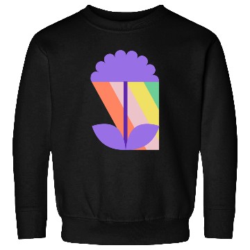 Discover Rainbow Flower Nature Happy Camping Sweatshirts