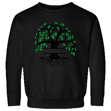 Discover Yggdrasil the tree of life with nameplate Sweatshirts
