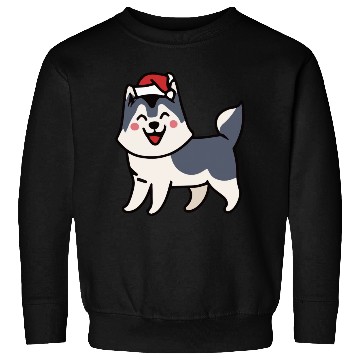 Discover Husky Santa Dog Lover Malamute Sweatshirts
