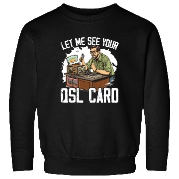 Discover Ham Radio Operator Morse Code Radioactivity Sweatshirts