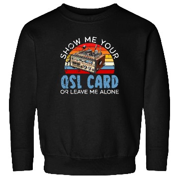 Discover Ham Radio Operator Morse Code Radioactivity Sweatshirts