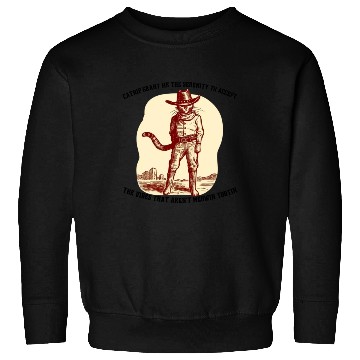 Discover Serenity Cat Cowboy God Grant me Sweatshirts