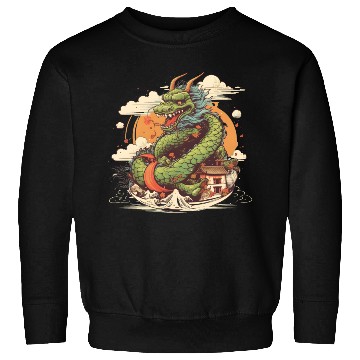 Discover Sushi Dragon Japanesse Kawaii Sweatshirts
