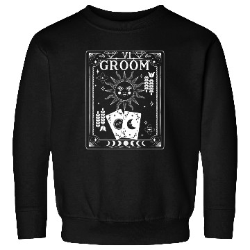 Discover Gothic Witchy Coven Tarot Halloween Groom Bachelor Sweatshirts