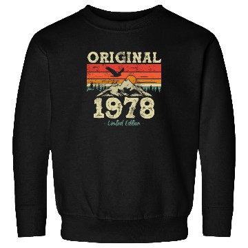 Discover Vintage and Retro 1978 Birthday Gift Sweatshirts