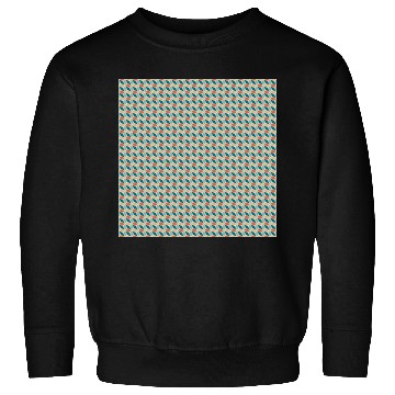 Discover Retro Orange Teal Pattern Sweatshirts