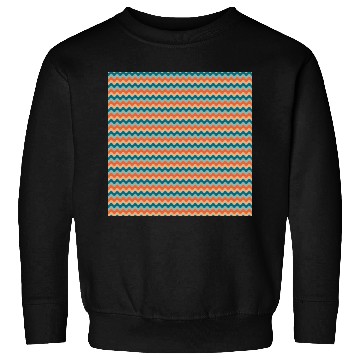 Discover Retro Orange Teal Pattern Sweatshirts