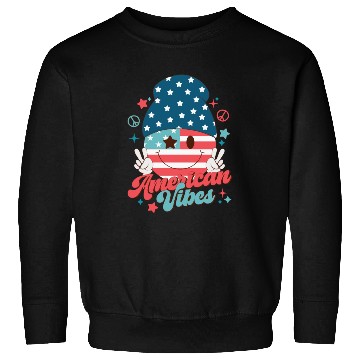 Discover American Vibes, Independence Day Sweatshirts