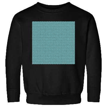 Discover Retro Teal Chevron Pattern Sweatshirts