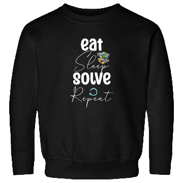 Discover Eat Sleep Solve Repeat Sweatshirts