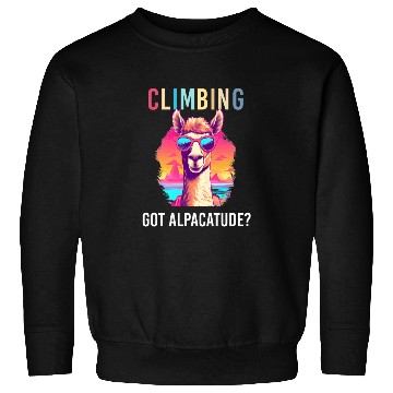Discover Funny Alpaca with Sunglasses - Alpacatude Sweatshirts