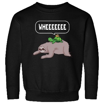 Discover Sloth Turtle Snail Lazy Sleeping People Gift Sweatshirts