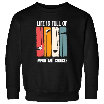 Discover Vintage Golf Player Golfer Retro Golfing Course Sweatshirts