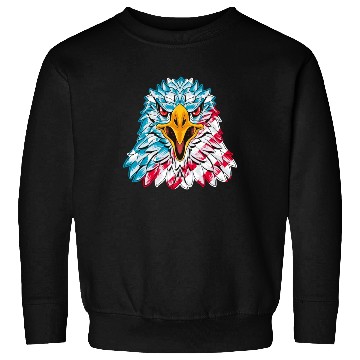 Discover America Eagle Independence Day US Patriot Sweatshirts