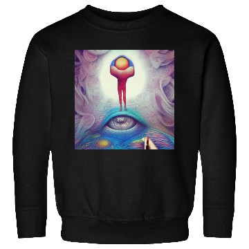 Discover Psychedelic imagination Who am I, where am I? Sweatshirts