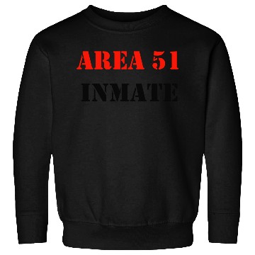 Discover AREA 51 INMATE yellow love Sweatshirts