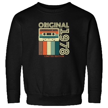 Discover Vintage 1978 Birthday Gift Sweatshirts