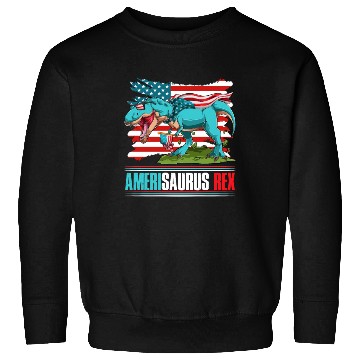 Discover Amerisaurus Rex Independence Day USA Party Sweatshirts