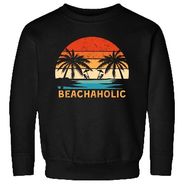 Discover Tropical Sunset Beach Scene Sweatshirts