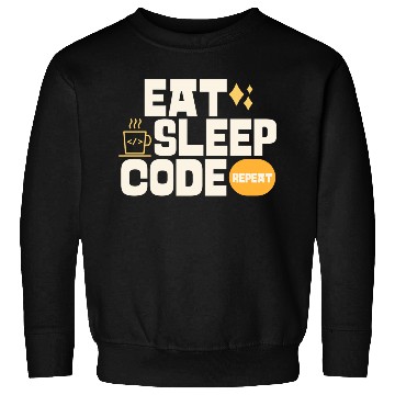 Discover Eat sleep code repeat cool Sweatshirts