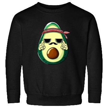 Discover Hippie Avocado with Beard Sweatshirts