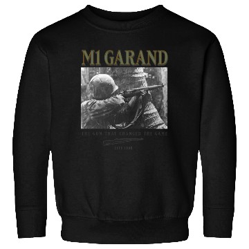Discover World War 2 Weapon M1 Garand Rifle Sweatshirts