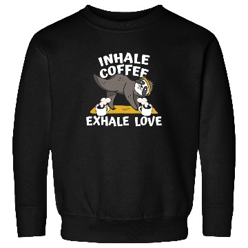 Discover Sloth Coffee Sloth Yoga Sweatshirts