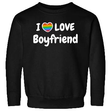Discover I Love My Gay Boyfriend LGBT hippie Sweatshirts