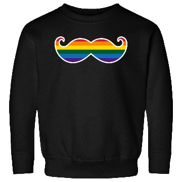 Discover rainbow mustache Sweatshirts