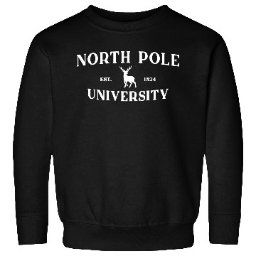 Discover North Pole University - Reindeer - Merry Christmas Sweatshirts
