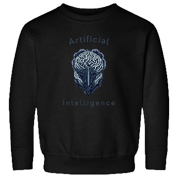 Discover Artificial Intelligence (AI) Robot Brain Sweatshirts