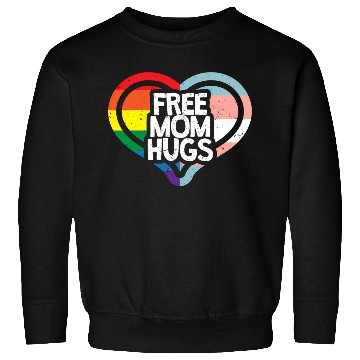 Discover Free Mom Hugs Rainbow Pride Sweatshirts