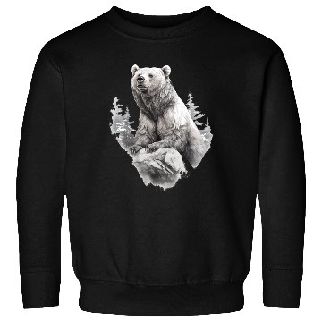 Discover Majestic Forest Bear Sweatshirts