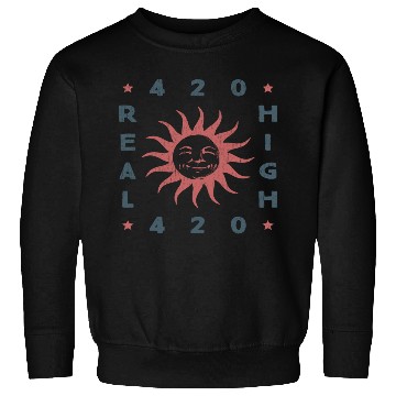 Discover 420 REAL HIGH nostalgia Sweatshirts