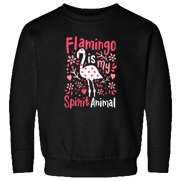 Discover Flamingo Pink Bird Wading Bird Sweatshirts